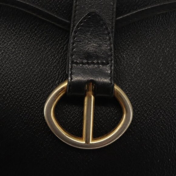 Christian Dior Honeycomb Canvas Shoulder Bag PVC Black Gold Auth SW1569 - Picture 12 of 16